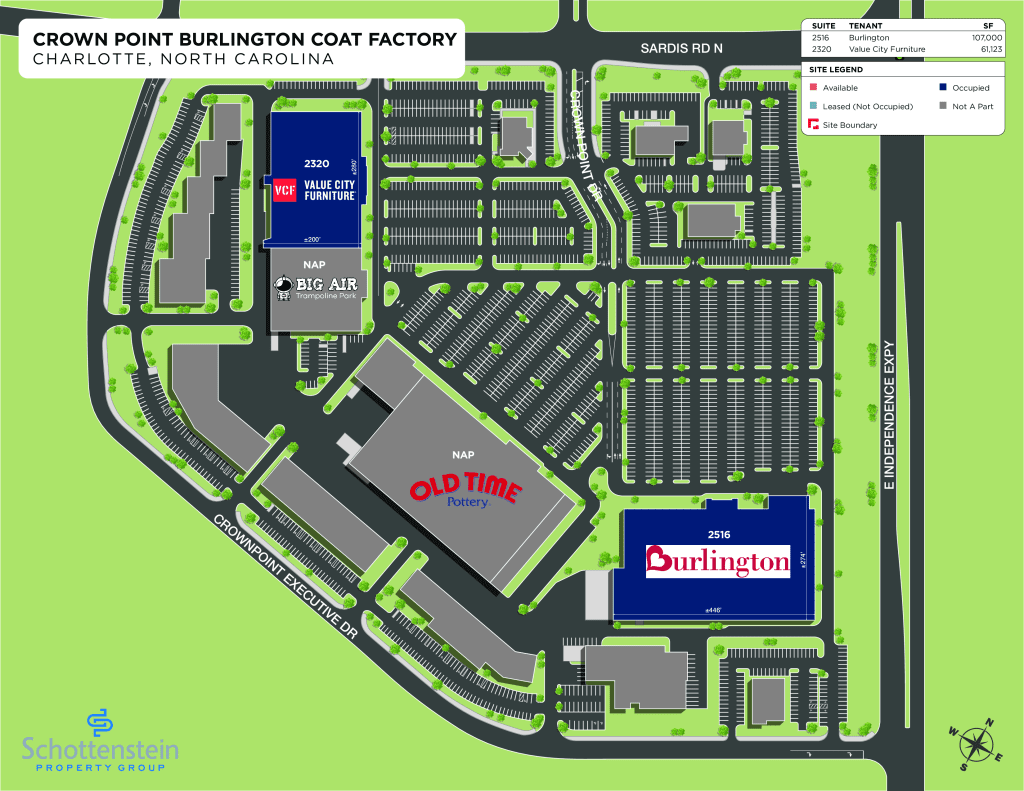 Crown Point Burlington Coats Factory Schottenstein Property Group